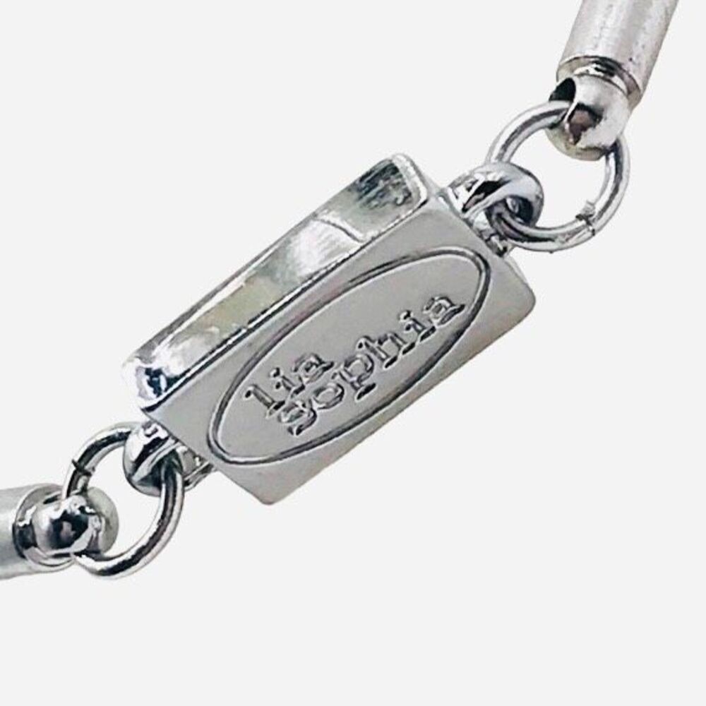 Retro Lia Sophia "Strawberry Parfait" Hot Pink Gimme Gummy Tennis Bracelet - Picture 3 of 7